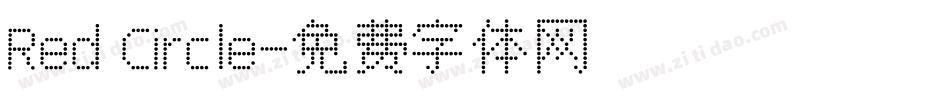 Red Circle字体转换